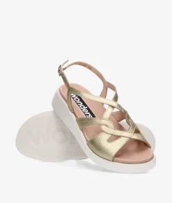 Mujer Wonders Sandalias*Sandalias C-6550 en platino