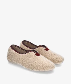 Mujer Bio Relax Zapatillas De Casa*Sleepers 15737 en beige