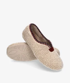 Mujer Bio Relax Zapatillas De Casa*Sleepers 15737 en beige