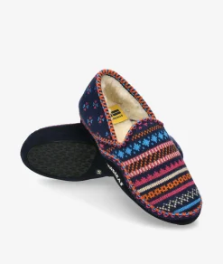 Mujer Nordikas Zapatillas De Casa*Sleepers 2000 en marino
