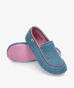 Mujer Nordikas Zapatillas De Casa*Sleepers 2191 en jeans