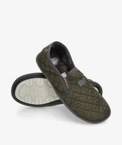 Hombre Bio Relax Zapatillas De Casa*Zapatillas de casa 1566 en caki