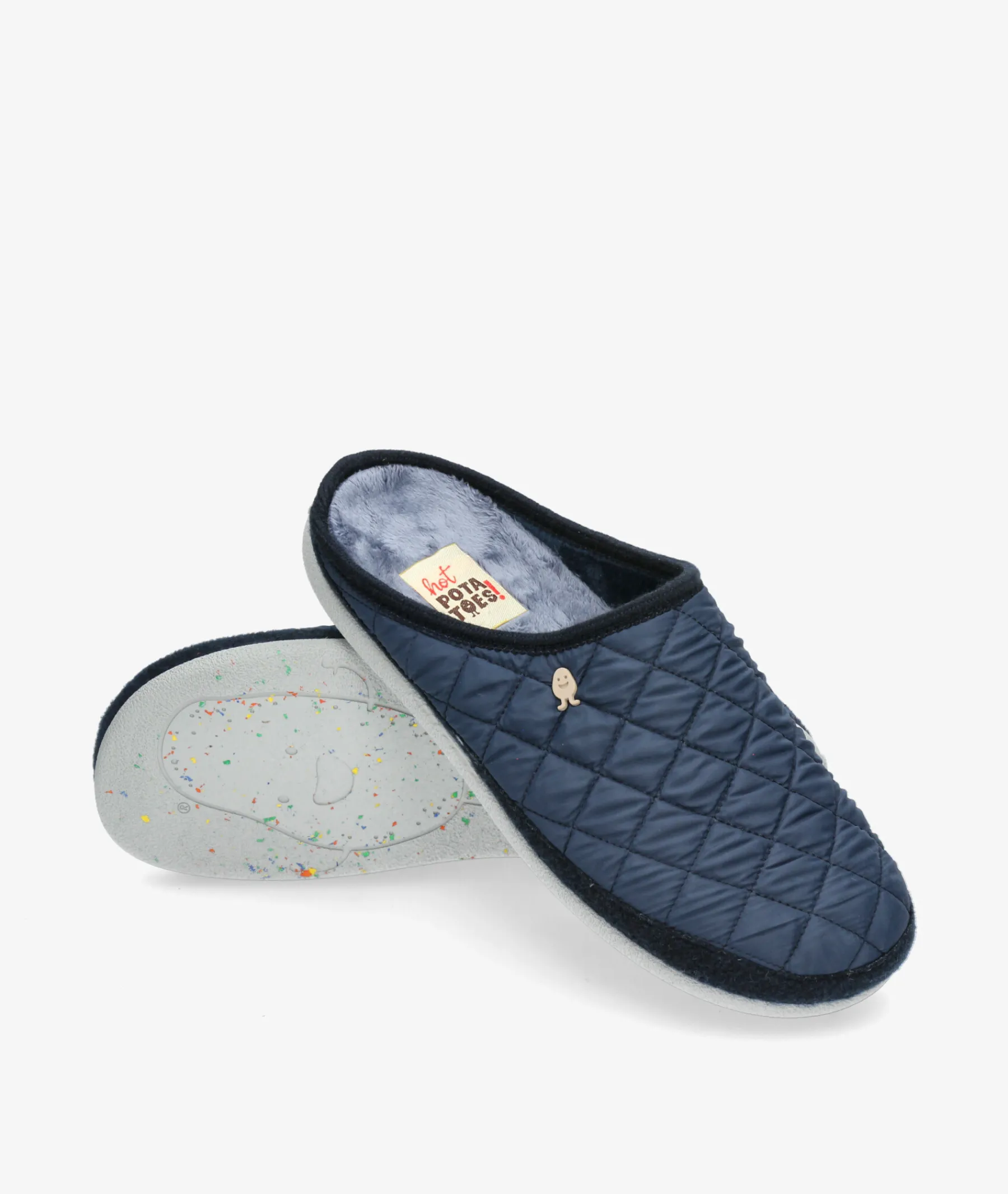 Hombre Hot potatoes Zapatillas De Casa*Zapatillas de casa STAFFORD en marino
