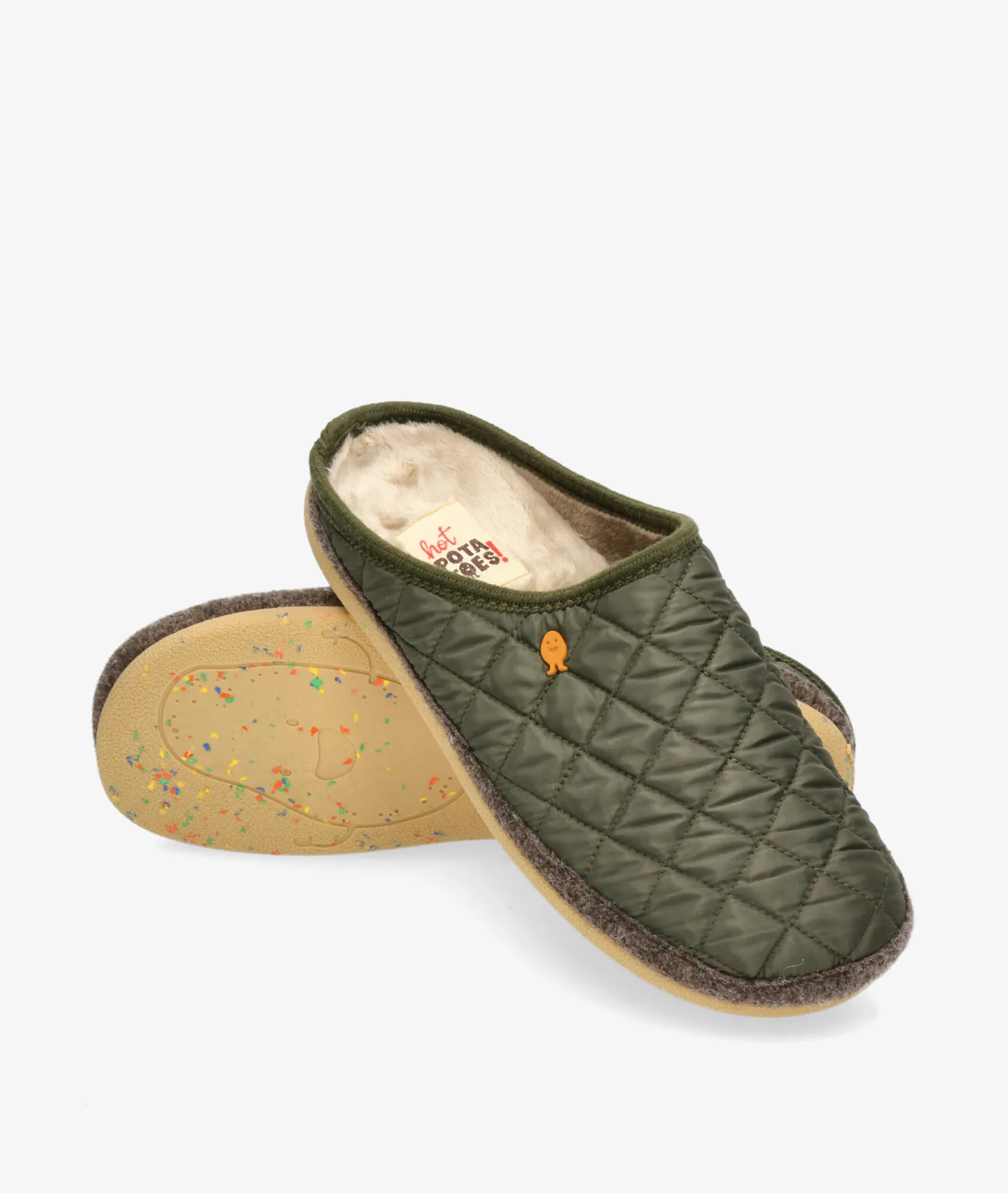 Hombre Hot potatoes Zapatillas De Casa*Zapatillas de casa STAFFORD en caki