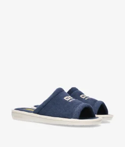 Hombre Nordikas Zapatillas De Casa*Zapatillas de casa 6679 en azul marino