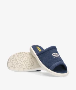 Hombre Nordikas Zapatillas De Casa*Zapatillas de casa 6679 en azul marino