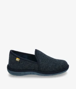 Hombre Nordikas Zapatillas De Casa*Zapatillas de casa 2631 en azul marino