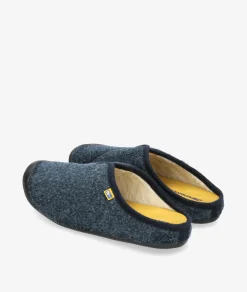 Hombre Nordikas Zapatillas De Casa*Zapatillas de casa 9925/N en azul marino