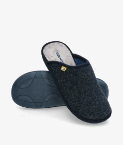 Hombre Nordikas Zapatillas De Casa*Zapatillas de casa 2630 en marino