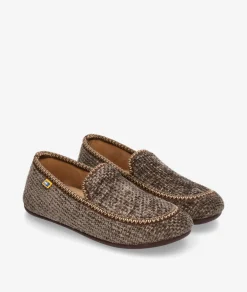 Hombre Nordikas Zapatillas De Casa*Zapatillas de casa 2196 en topo
