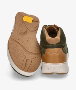 Hombre Sunni Sabbi Respetuoso|Botines*Zapatos barefoot SENZO 019 en caki