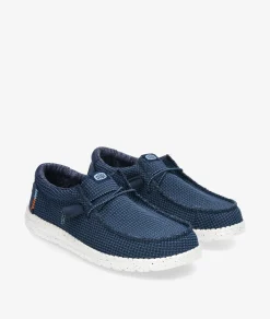Hombre Dude Zapatos Casual*Zapatos casual WALLY SPORT MESH en marino