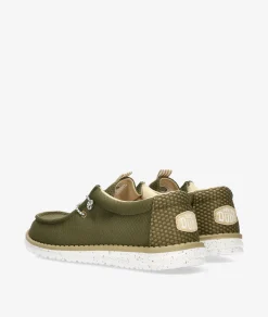 Hombre Dude Zapatos Casual*Zapatos casual WALLY MESH NEUTRALS en caki