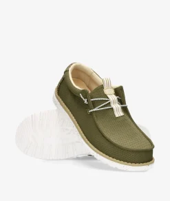 Hombre Dude Zapatos Casual*Zapatos casual WALLY MESH NEUTRALS en caki