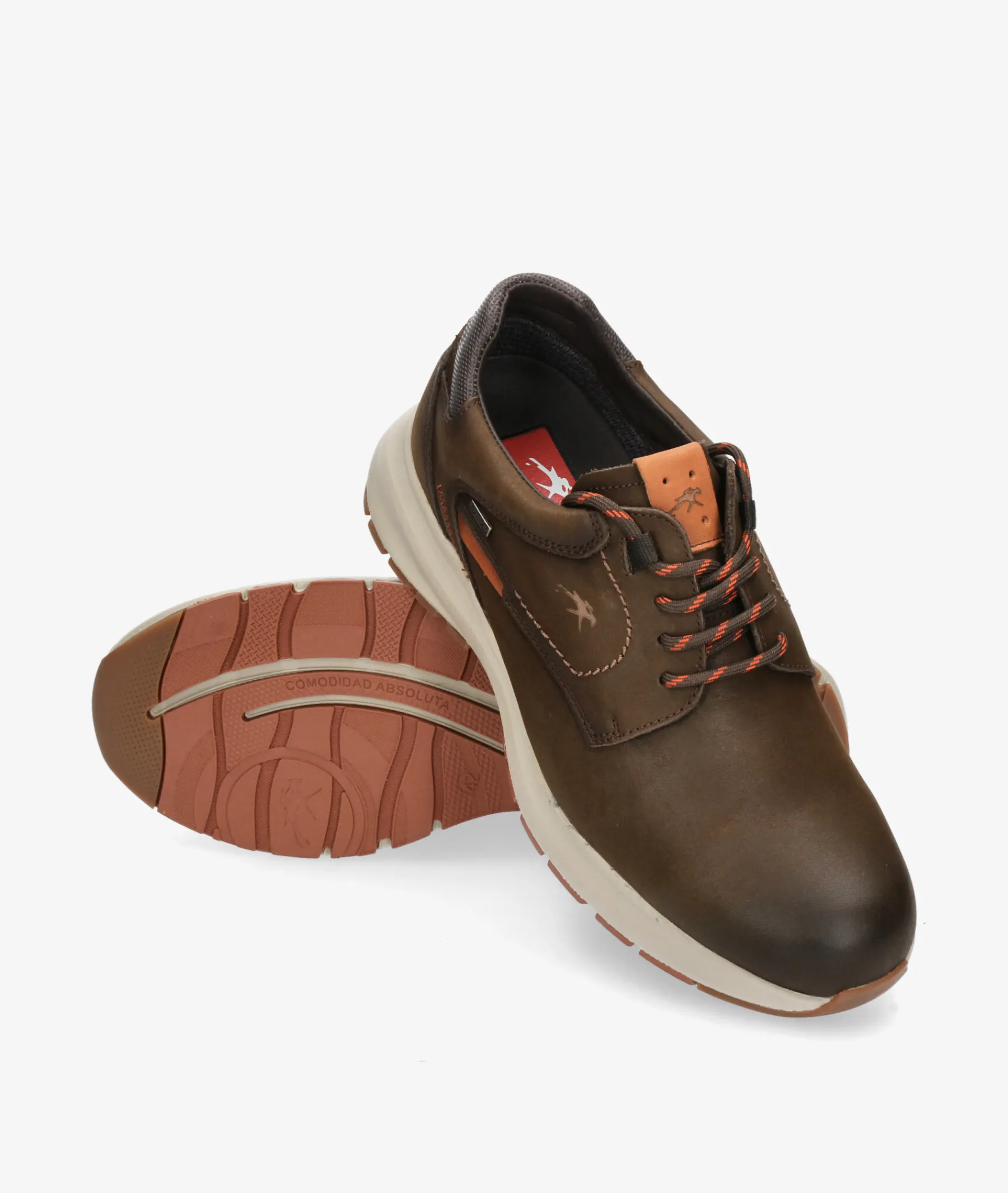 Hombre Fluchos Zapatos Casual*Zapatos casual F2067 en nobuck marrón