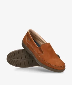 Hombre LUISETTI Mocasines*Zapatos casual 39502 NO en nobuck