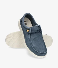 Hombre Walk in Pitas Zapatos Casual*Zapatos casual WP150 WALLABY WASHED en marino