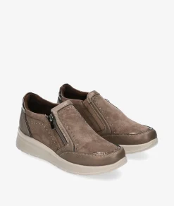 Mujer Amarpies Zapatos Confort*Zapatos confort 29351 en topo