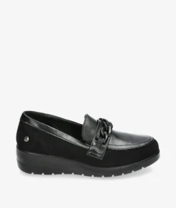 Mujer Amarpies Zapatos Confort|Mocasines*Zapatos confort 27006 en negro
