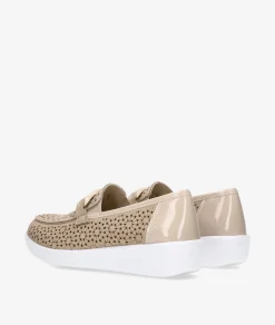 Mujer pabloochoa.shoes Mocasines*Zapatos confort DOCTOR CUTILLAS 38475 en beige