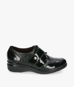 Mujer Pitillos Bluchers Y Zapatos Con Cordones*Zapatos confort 10025 en negro
