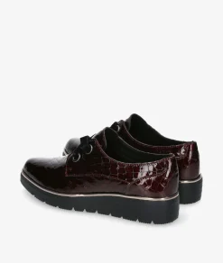 Mujer St Gallen Bluchers Y Zapatos Con Cordones*Zapatos confort St. Gallen ADELE 18-10-11727 en coco