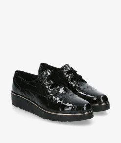 Mujer St Gallen Bluchers Y Zapatos Con Cordones*Zapatos confort St. Gallen ADELE 18-10-11727 en coco