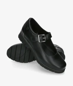 Mujer Valeria´s Merceditas*Zapatos confort 2386 en negro