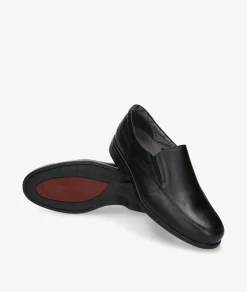 Hombre Fluchos Mocasines*Zapatos de vestir 8902 en negro