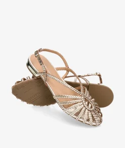 Mujer Gioseppo Bailarinas Y Slippers*Zapatos de vestir HINGHAM en oro