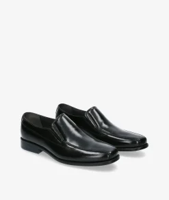 Hombre LUISETTI Mocasines*Zapatos de vestir 19302 en negro