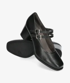 Mujer Pitillos Merceditas*Zapatos de vestir 10836 en negro