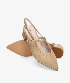 Mujer Stephen Allen Zapatos De Tacón|Merceditas*Zapatos de vestir LAUR-30 K1943-6 en ante camel