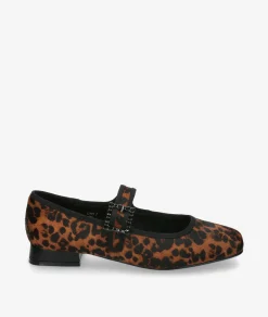 Mujer Stephen Allen Merceditas*Zapatos de vestir LAUR-7 11558-C6 en leopardo