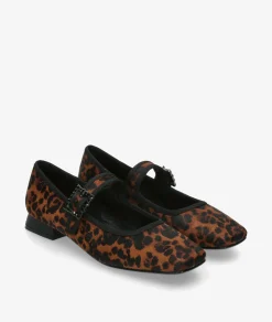 Mujer Stephen Allen Merceditas*Zapatos de vestir LAUR-7 11558-C6 en leopardo