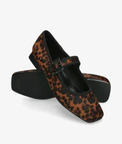 Mujer Stephen Allen Merceditas*Zapatos de vestir LAUR-7 11558-C6 en leopardo