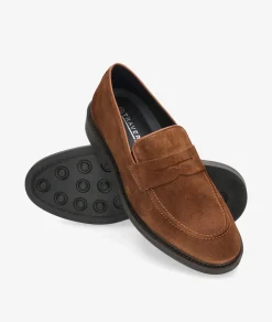 Hombre Traveris Zapatos Casual|Mocasines*Zapatos de vestir 28092 en serraje marrón