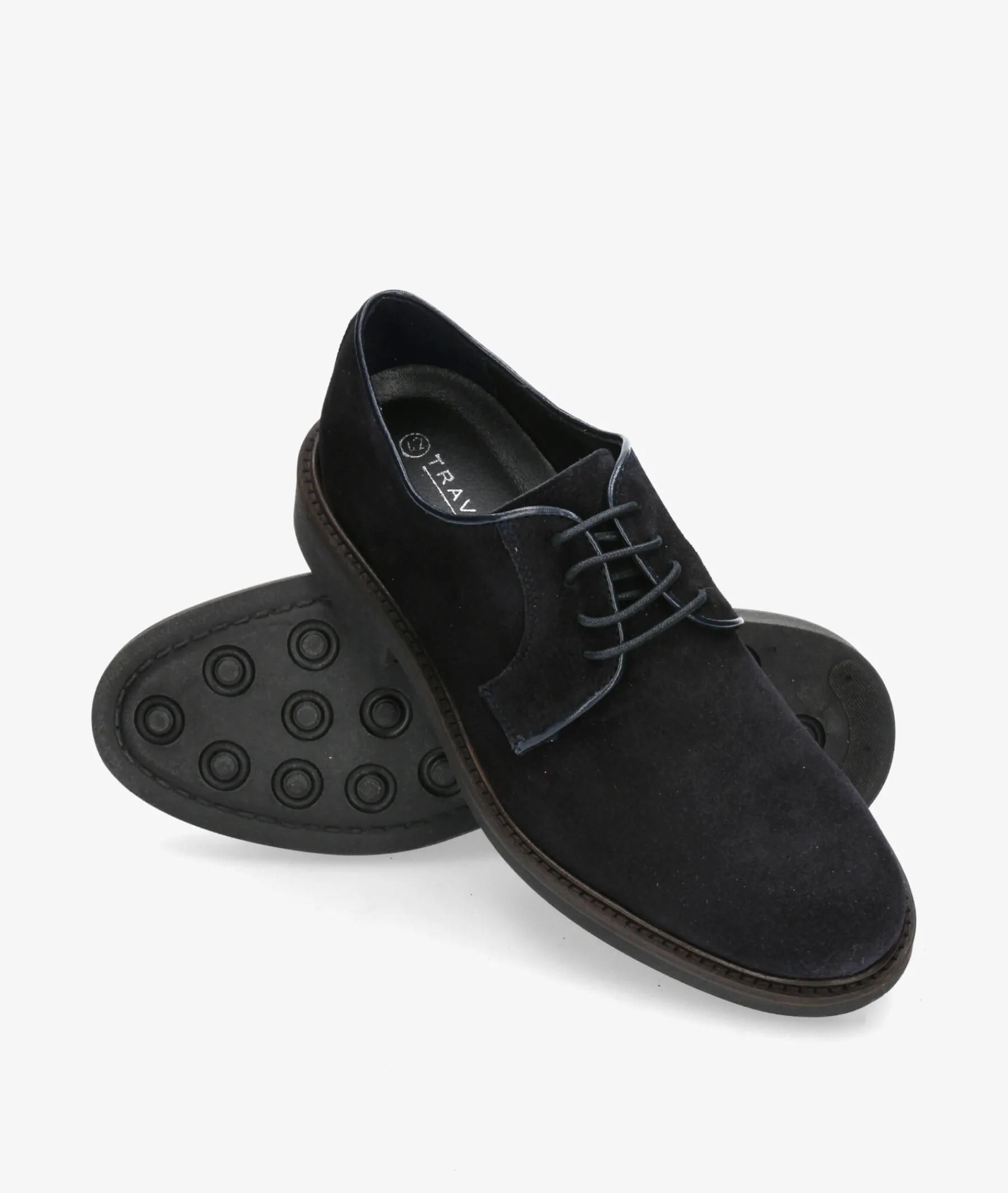 Hombre Traveris Zapatos Casual*Zapatos de vestir 28751 en serraje azul