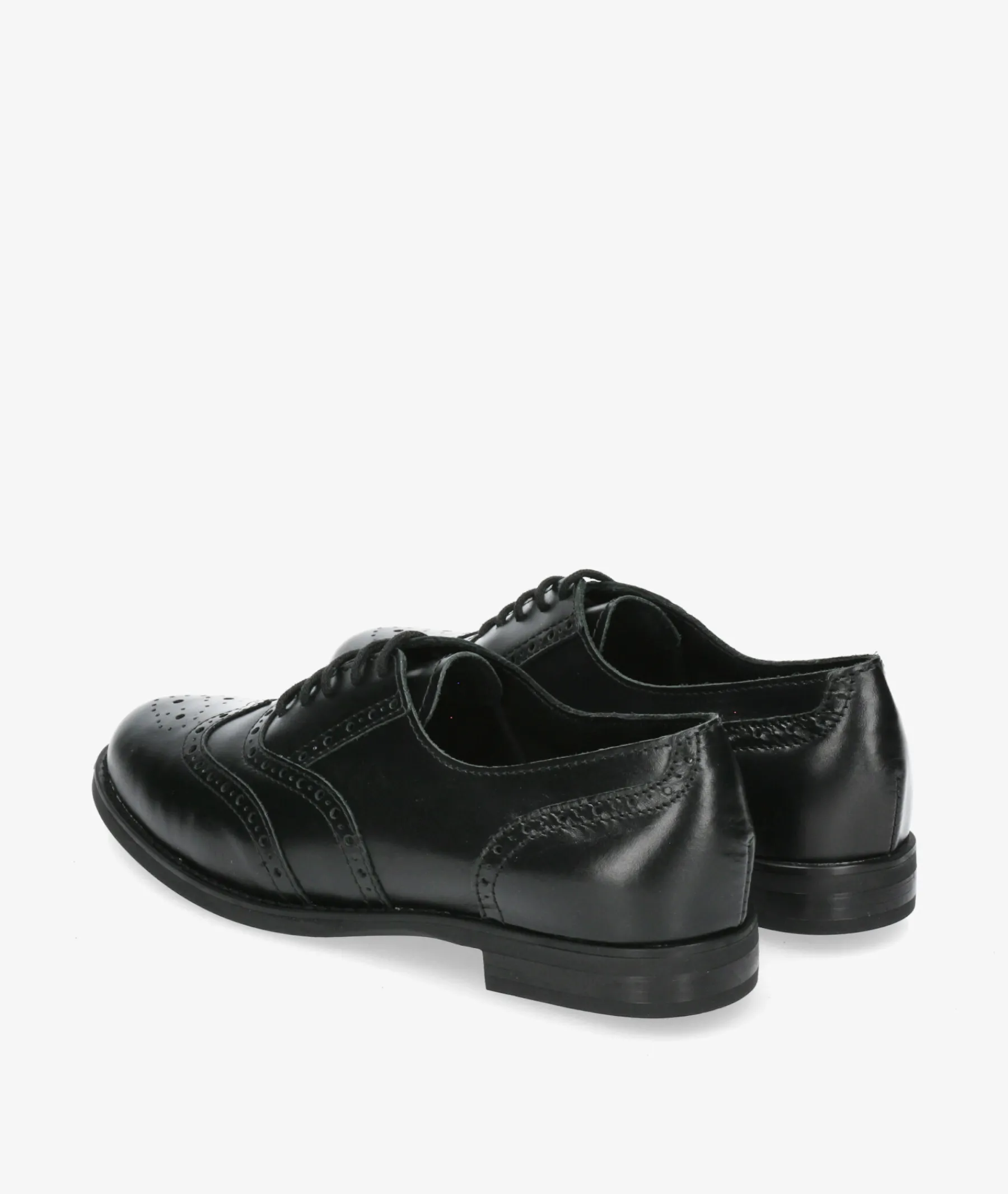 Mujer Funny Lola Bluchers Y Zapatos Con Cordones*Zapatos inglés 1109 en negro