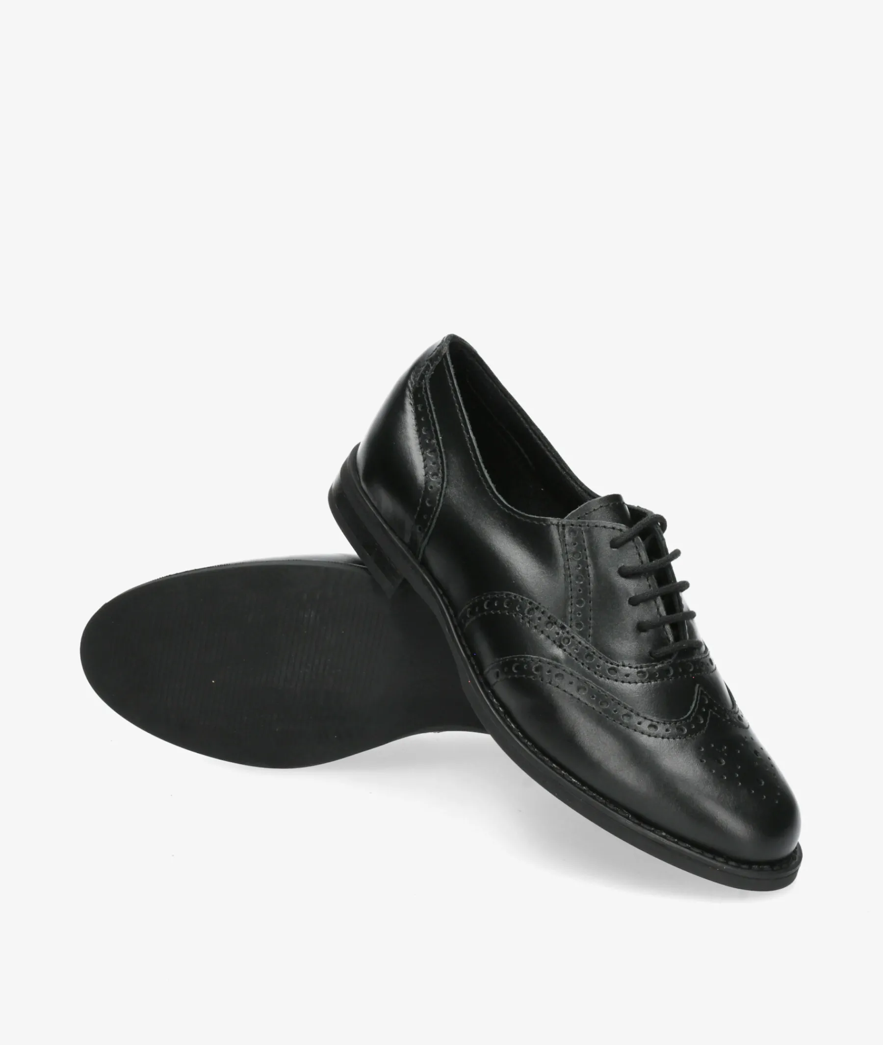 Mujer Funny Lola Bluchers Y Zapatos Con Cordones*Zapatos inglés 1109 en negro