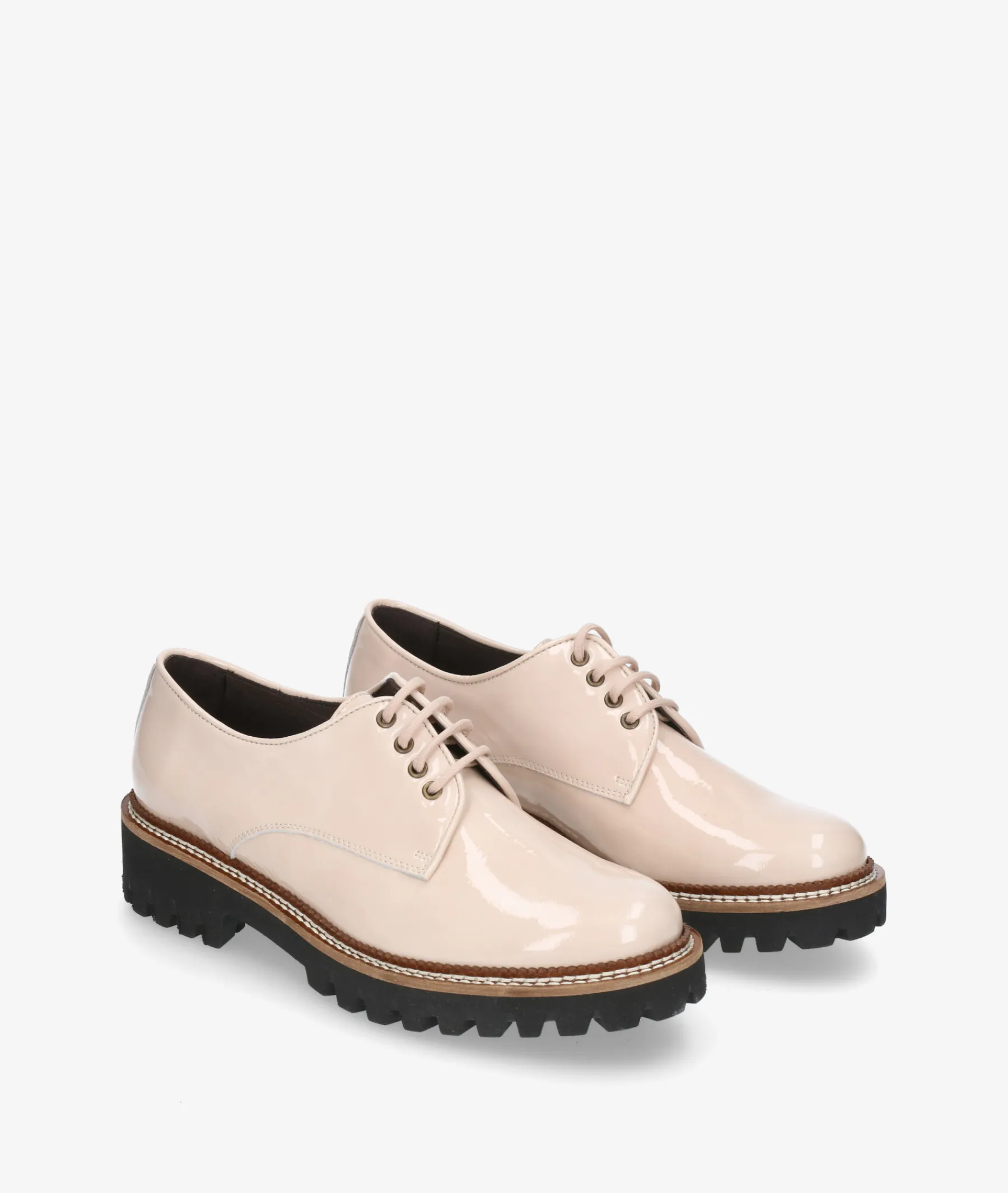 Mujer Kénnebec Bluchers Y Zapatos Con Cordones*Zapatos inglés 7050 en charol