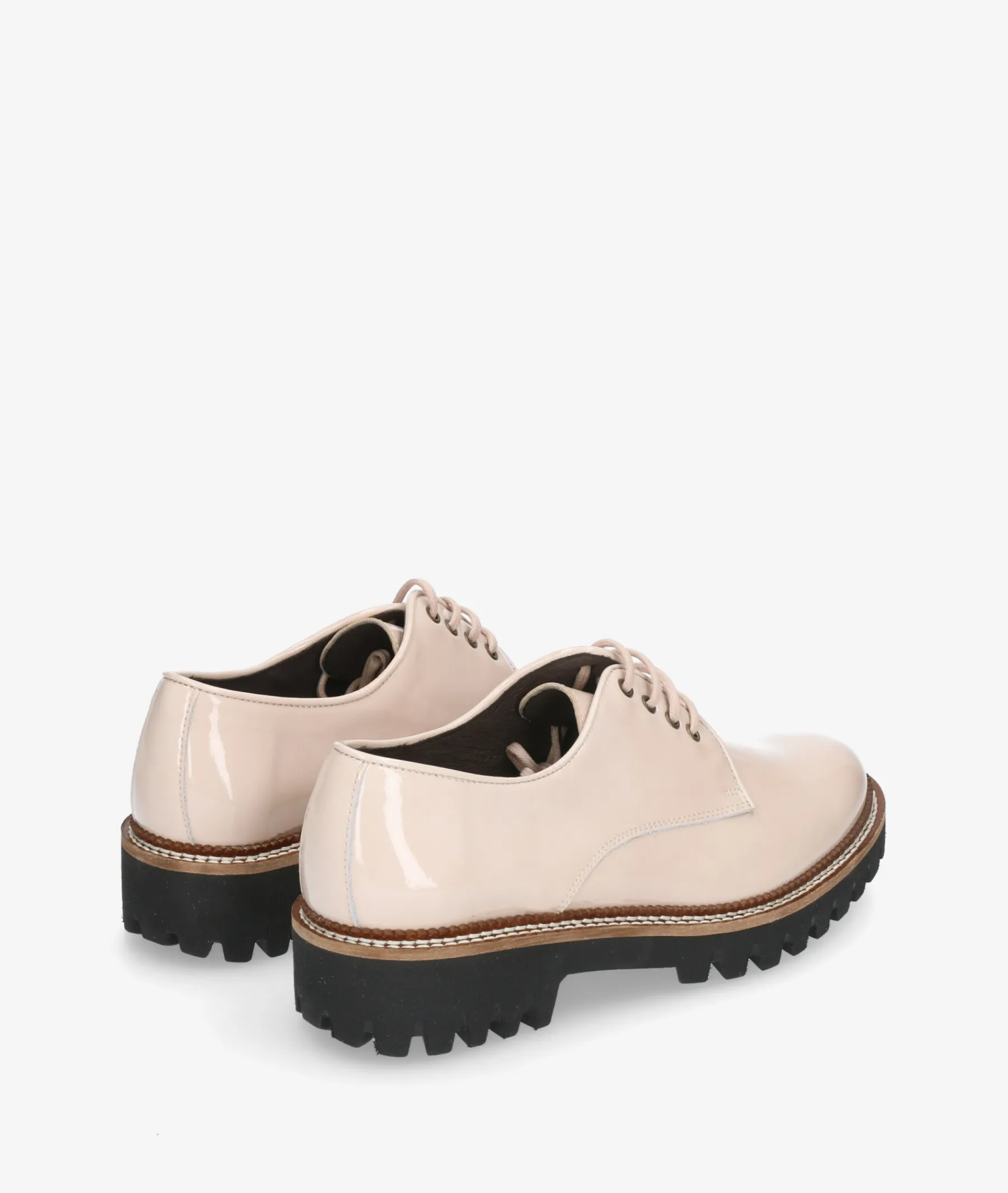 Mujer Kénnebec Bluchers Y Zapatos Con Cordones*Zapatos inglés 7050 en charol