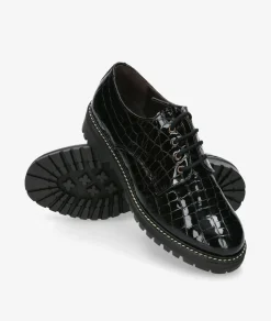 Mujer Kénnebec Bluchers Y Zapatos Con Cordones*Zapatos inglés 684 en charol