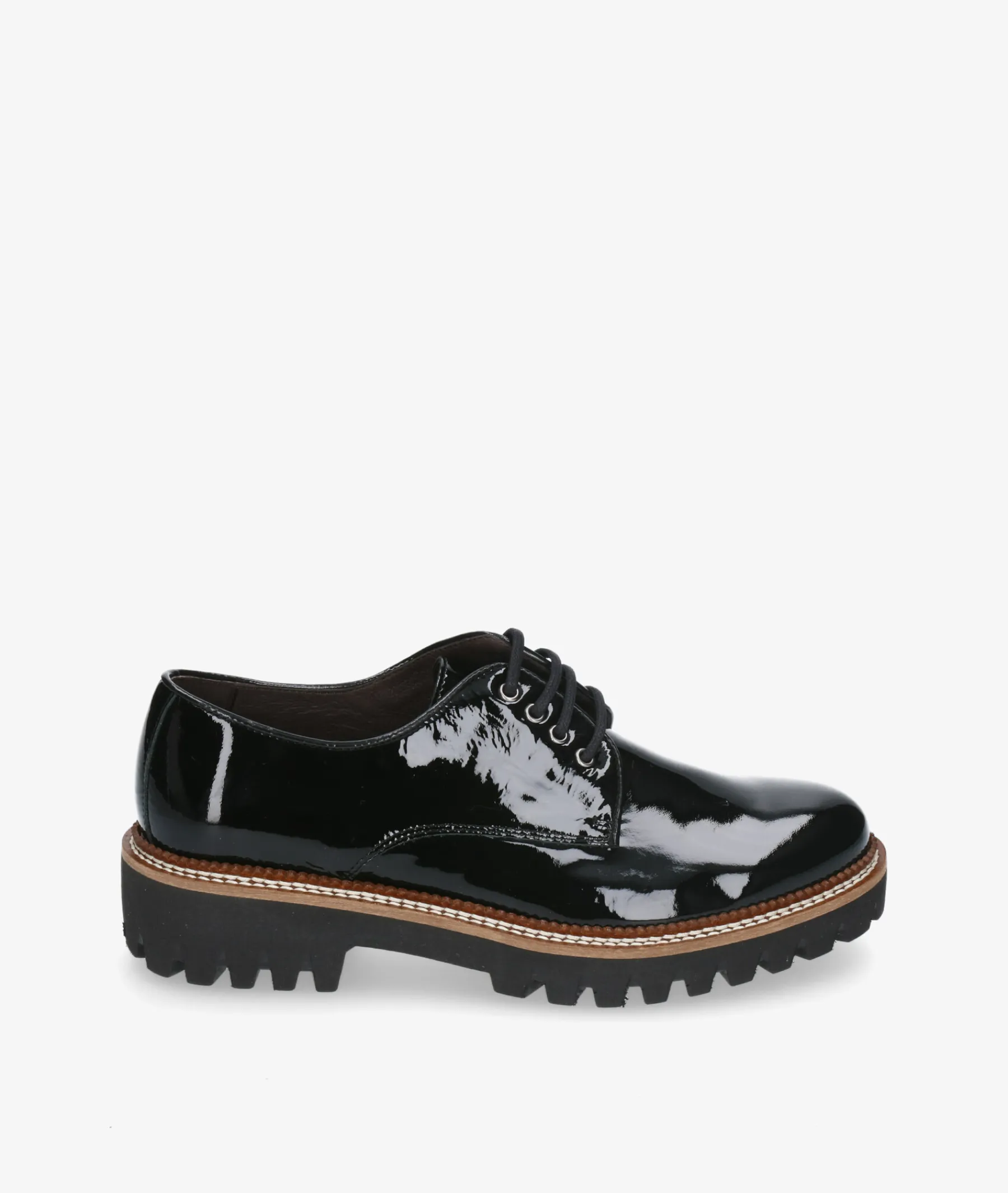 Mujer Kénnebec Bluchers Y Zapatos Con Cordones*Zapatos inglés 7050 en charol