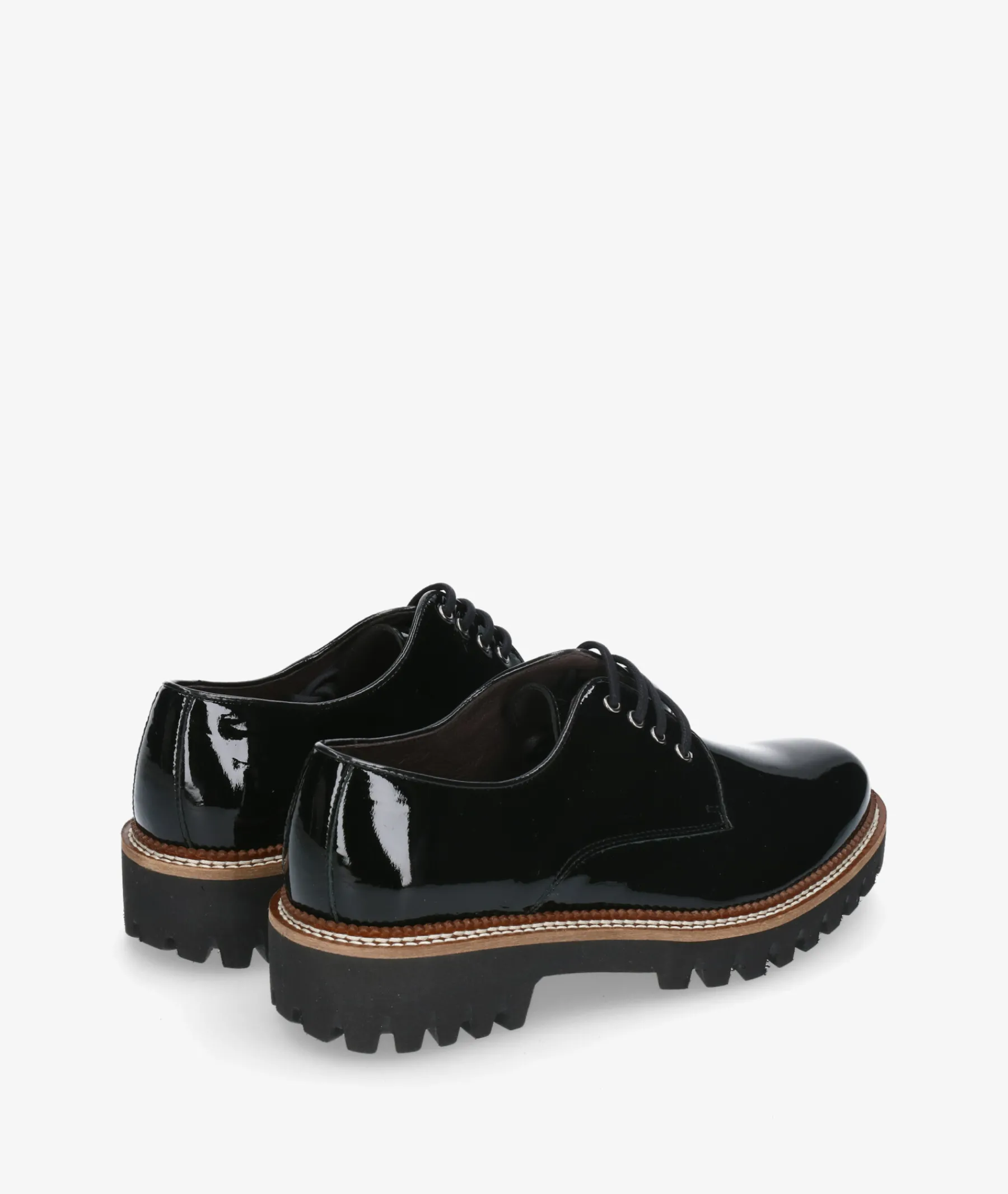 Mujer Kénnebec Bluchers Y Zapatos Con Cordones*Zapatos inglés 7050 en charol