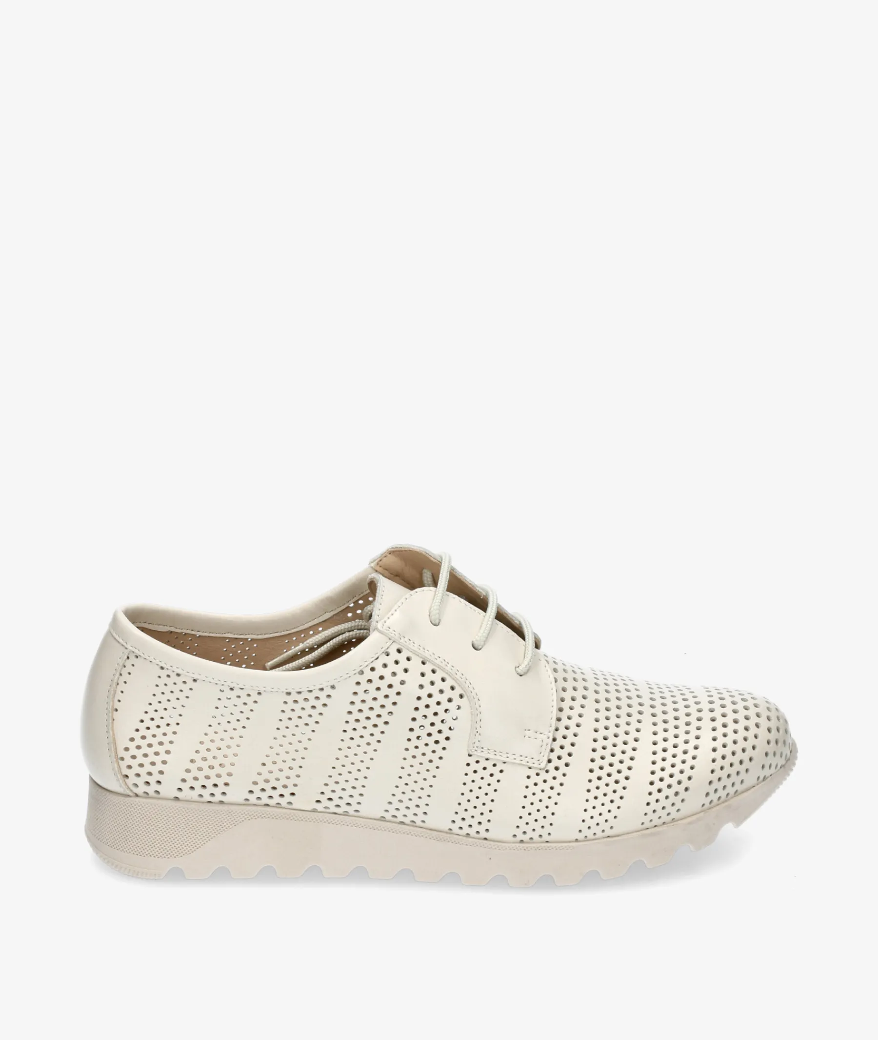 Mujer Kénnebec Bluchers Y Zapatos Con Cordones*Zapatos inglés 8210 PICADO TAIPAN en hueso