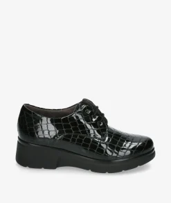 Mujer Pitillos Bluchers Y Zapatos Con Cordones*Zapatos inglés 10751 en coco