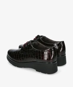 Mujer Pitillos Bluchers Y Zapatos Con Cordones*Zapatos inglés 10751 en coco