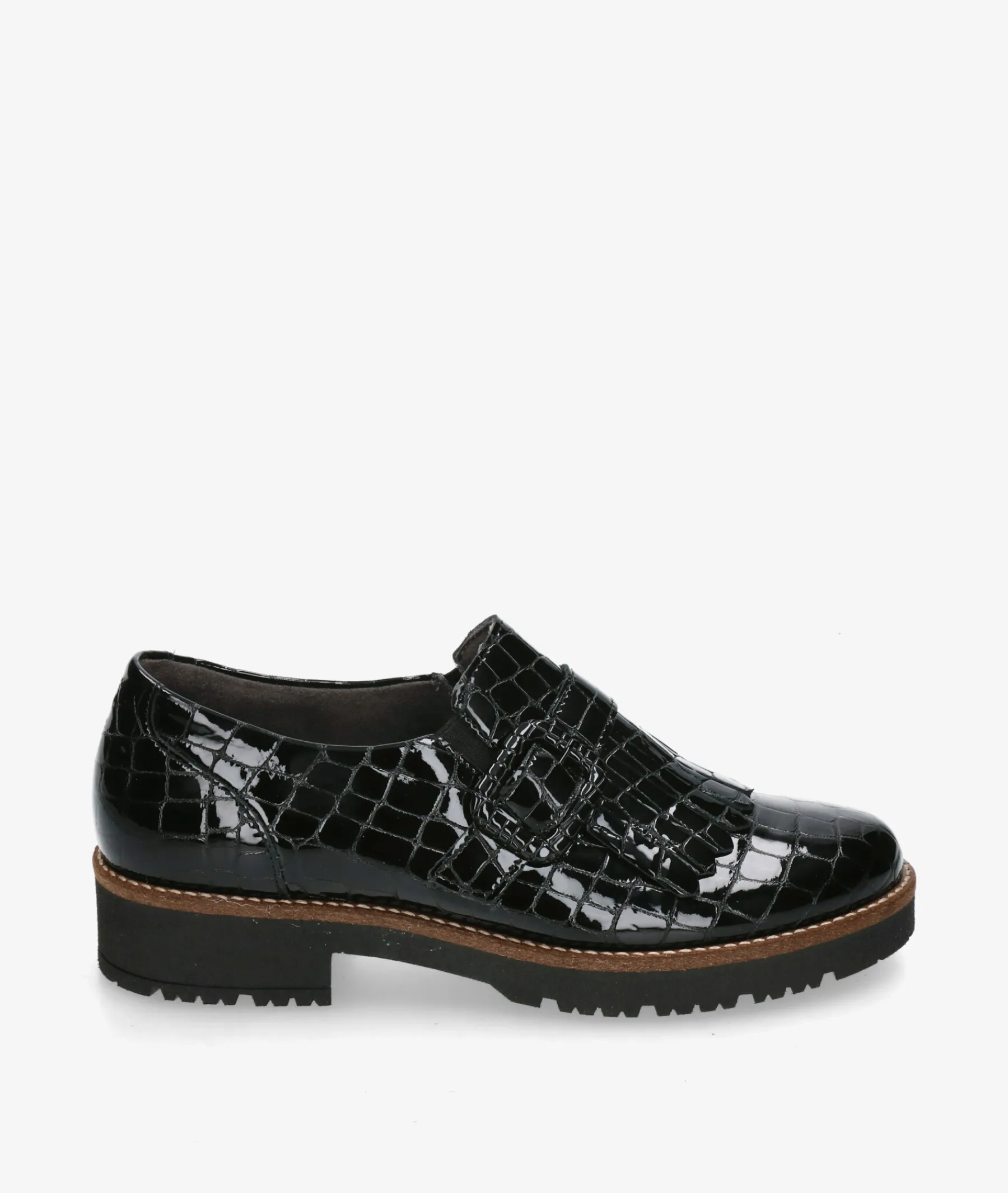 Mujer Pitillos Mocasines*Zapatos 10772 en charol