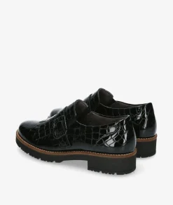 Mujer Pitillos Mocasines*Zapatos 10772 en charol